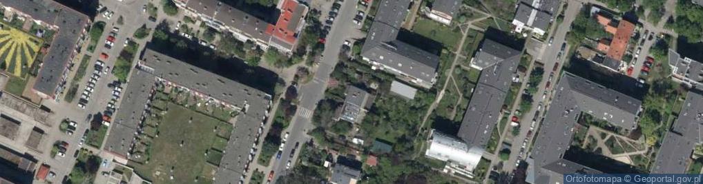 Zdjęcie satelitarne Skarbowców ul.