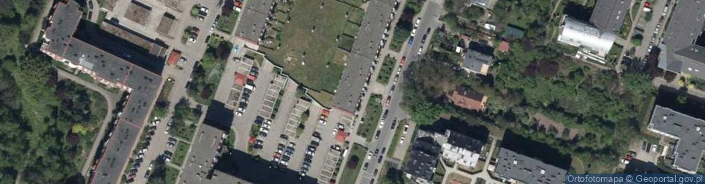 Zdjęcie satelitarne Skarbowców ul.