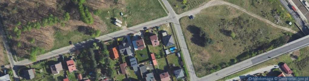 Zdjęcie satelitarne Skowronków ul.