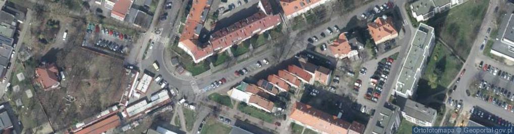 Zdjęcie satelitarne Słowiańska ul.