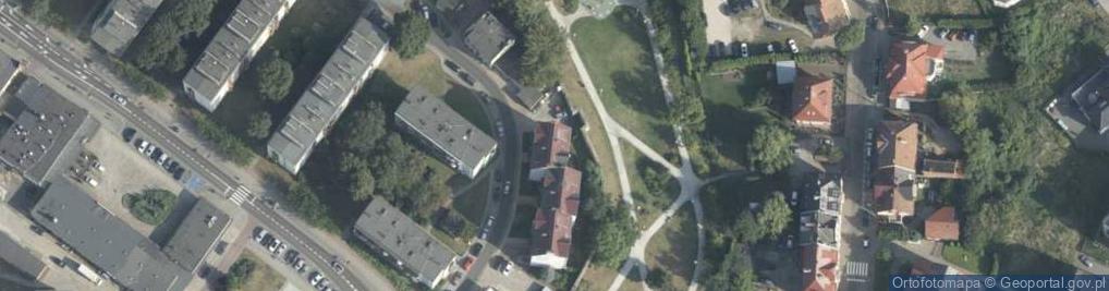 Zdjęcie satelitarne Słowiańska ul.