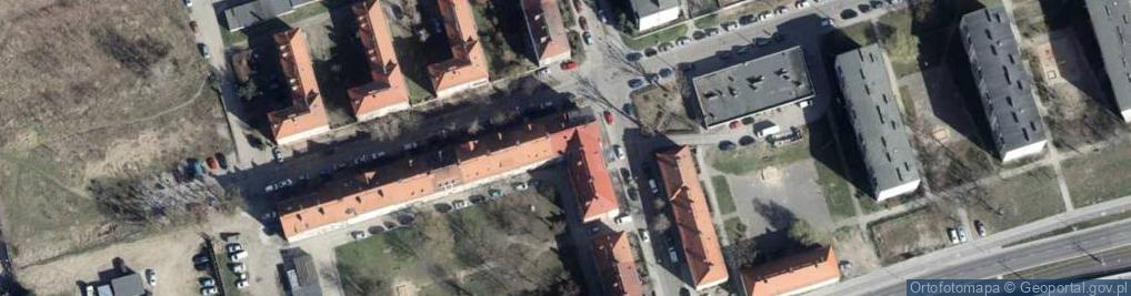 Zdjęcie satelitarne Słoneczna ul.