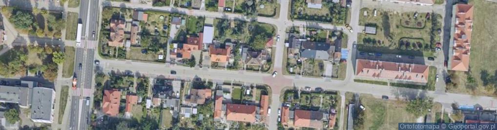 Zdjęcie satelitarne Słoneczna ul.