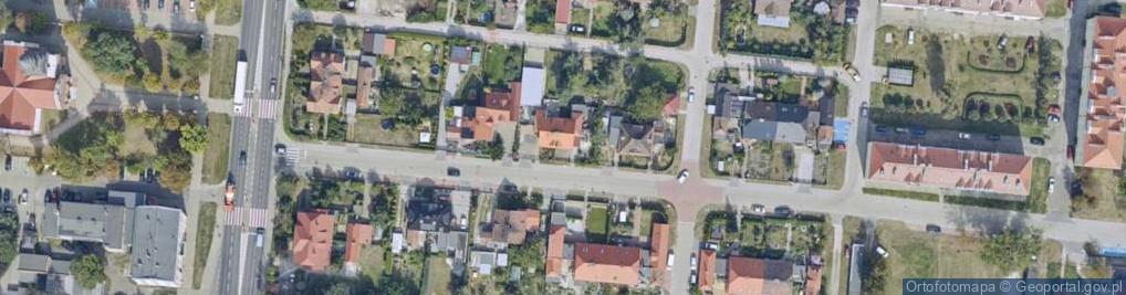 Zdjęcie satelitarne Słoneczna ul.