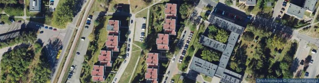 Zdjęcie satelitarne Sławka Walerego ul.