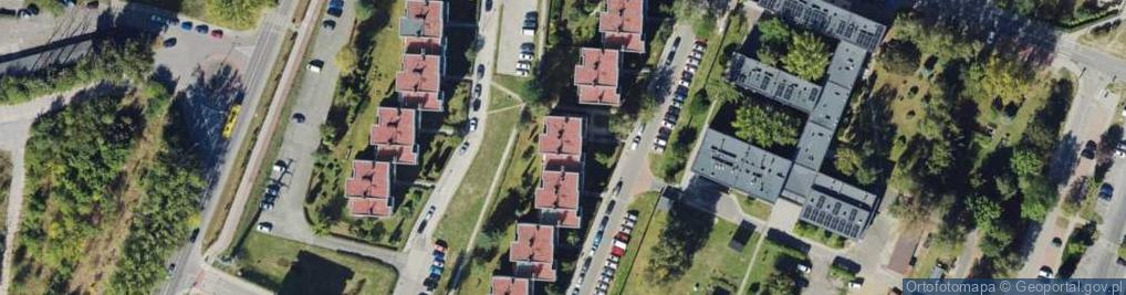 Zdjęcie satelitarne Sławka Walerego ul.
