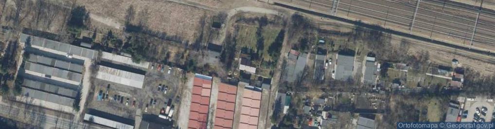 Zdjęcie satelitarne Służbowa ul.