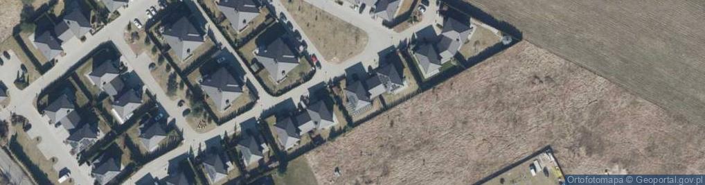 Zdjęcie satelitarne Słoneczne Wzgórza ul.