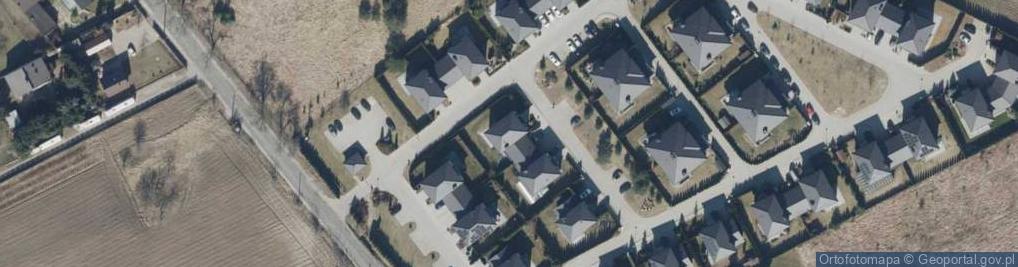 Zdjęcie satelitarne Słoneczne Wzgórza ul.