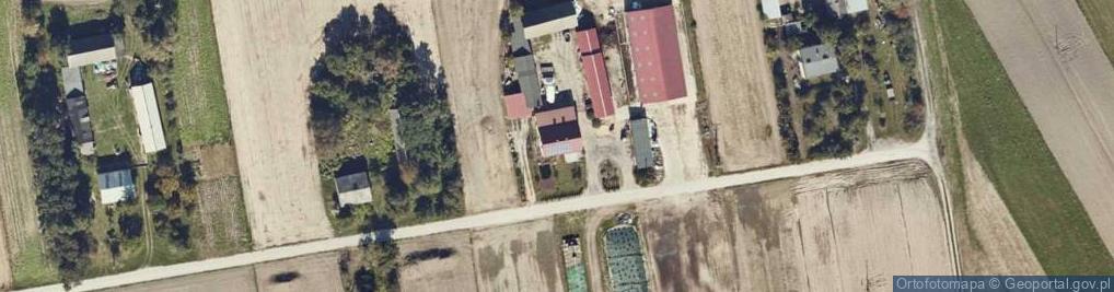 Zdjęcie satelitarne Sługocin-Kolonia ul.