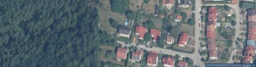 Zdjęcie satelitarne Słupy ul.