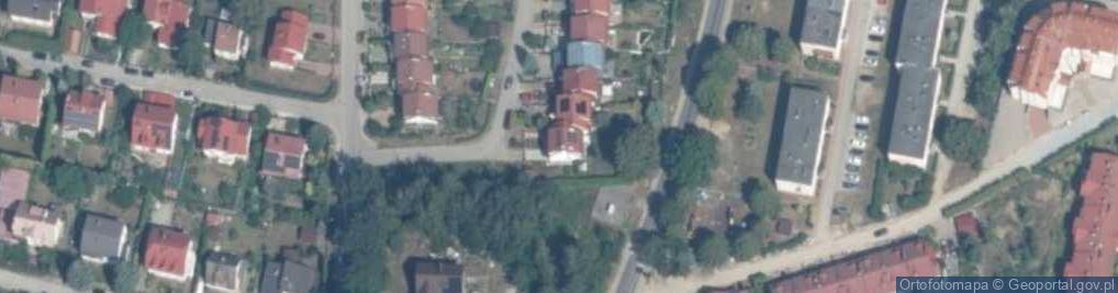 Zdjęcie satelitarne Słupy ul.
