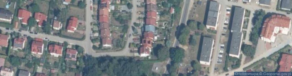 Zdjęcie satelitarne Słupy ul.