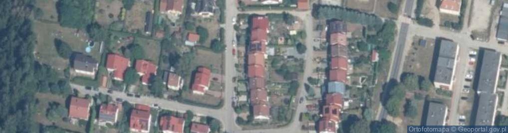 Zdjęcie satelitarne Słupy ul.