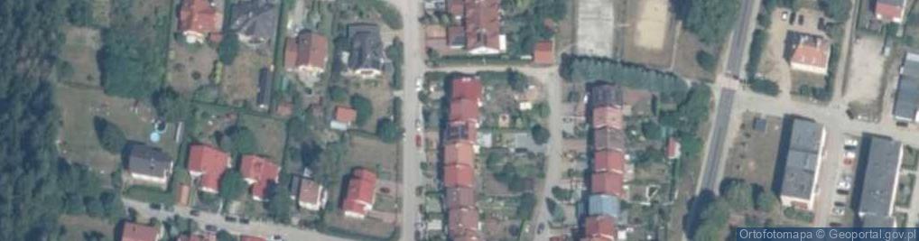 Zdjęcie satelitarne Słupy ul.