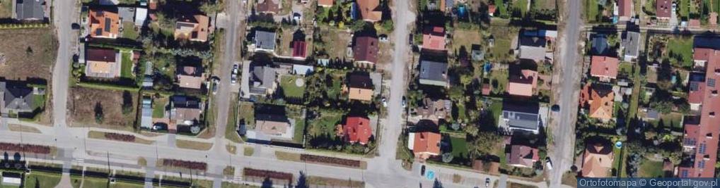 Zdjęcie satelitarne Słoneczna ul.