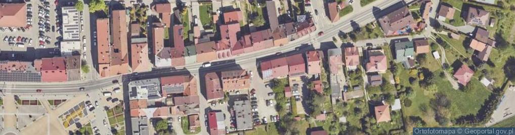Zdjęcie satelitarne Słowackiego Juliusza ul.