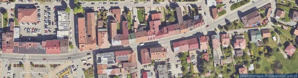 Zdjęcie satelitarne Słowackiego Juliusza ul.