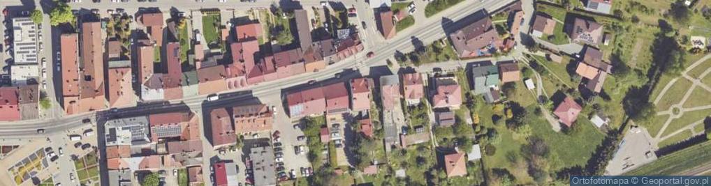 Zdjęcie satelitarne Słowackiego Juliusza ul.