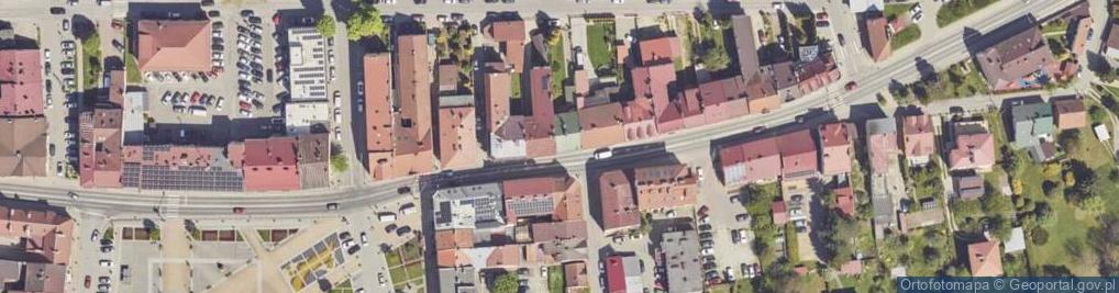 Zdjęcie satelitarne Słowackiego Juliusza ul.