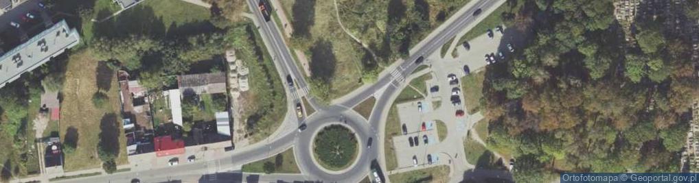 Zdjęcie satelitarne Słupska ul.