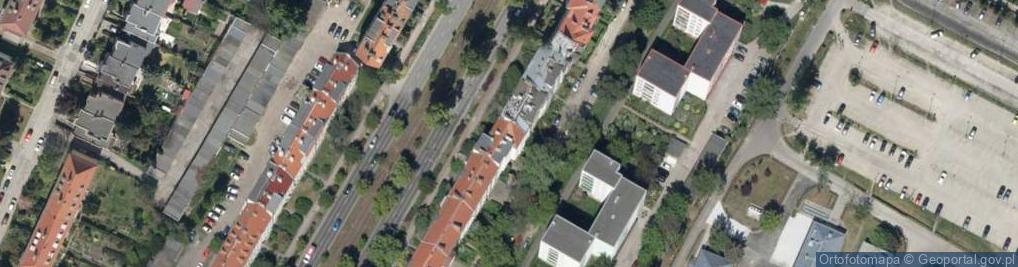 Zdjęcie satelitarne Ślężna ul.