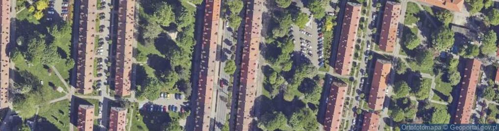 Zdjęcie satelitarne Śniadeckiego Jędrzeja ul.