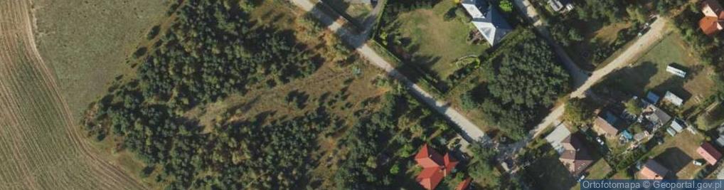 Zdjęcie satelitarne Sosnowe Wzgórza ul.