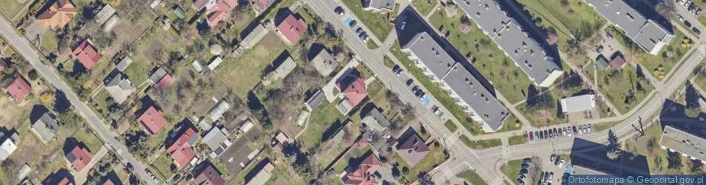Zdjęcie satelitarne Sobieskiego ul.