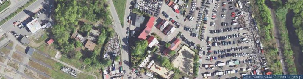 Zdjęcie satelitarne Sosnowiecka ul.