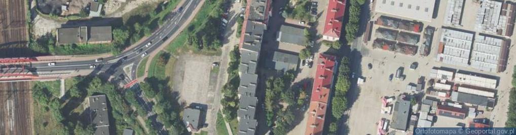 Zdjęcie satelitarne Sobieskiego ul.