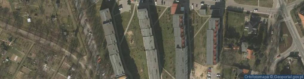 Zdjęcie satelitarne Sosnowa ul.