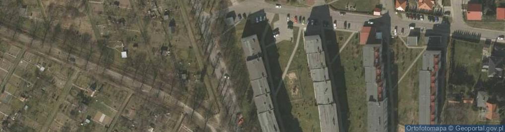Zdjęcie satelitarne Sosnowa ul.