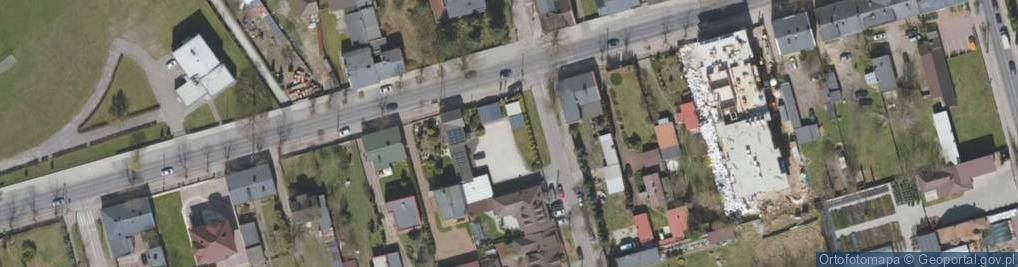 Zdjęcie satelitarne Sosnowa ul.