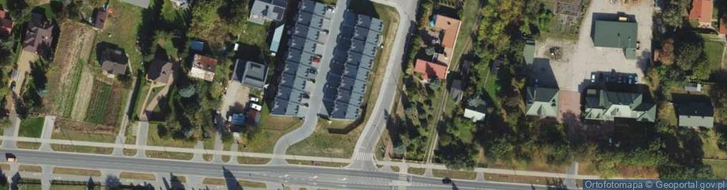 Zdjęcie satelitarne Spacerowa ul.