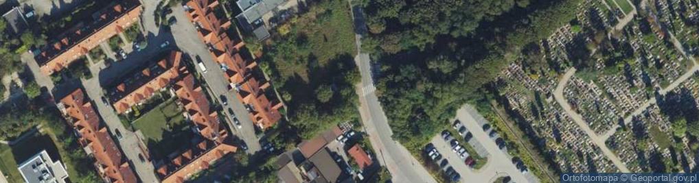 Zdjęcie satelitarne Spokojna ul.
