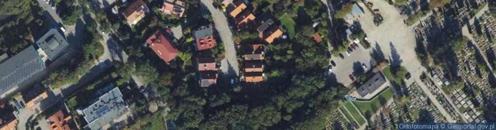 Zdjęcie satelitarne Spokojna ul.