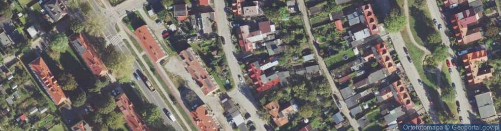 Zdjęcie satelitarne Spokojna ul.