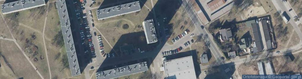 Zdjęcie satelitarne Społeczna ul.