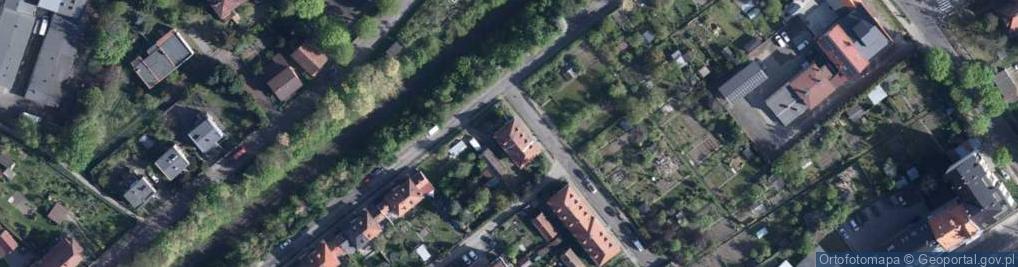 Zdjęcie satelitarne Spacerowa ul.