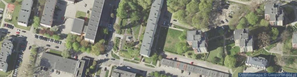 Zdjęcie satelitarne Spadochroniarzy ul.