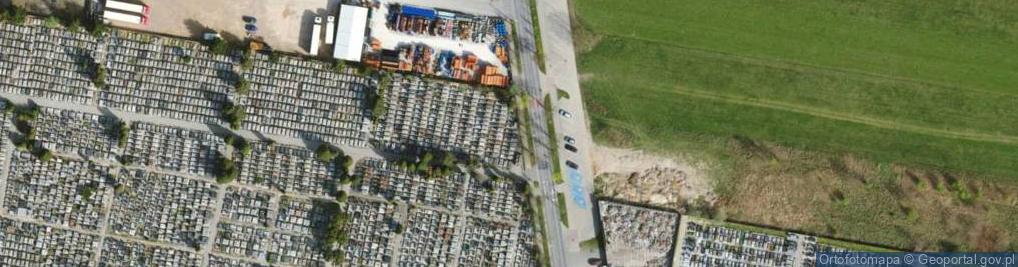 Zdjęcie satelitarne Spacerowa ul.