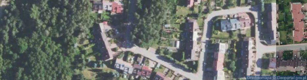 Zdjęcie satelitarne Spacerowa ul.