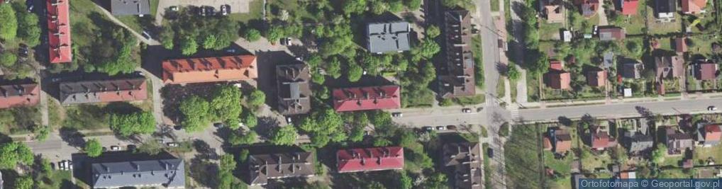 Zdjęcie satelitarne Spadochroniarzy ul.