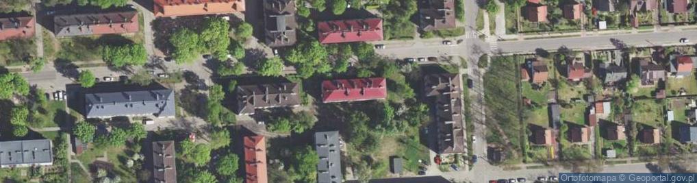 Zdjęcie satelitarne Spadochroniarzy ul.