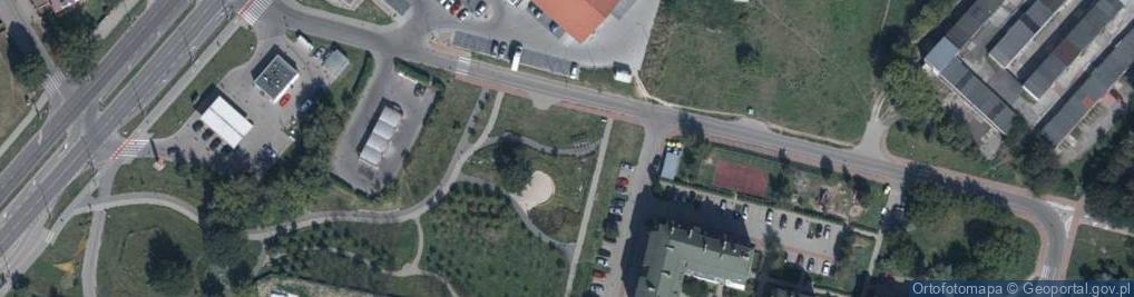 Zdjęcie satelitarne Spadochroniarzy ul.