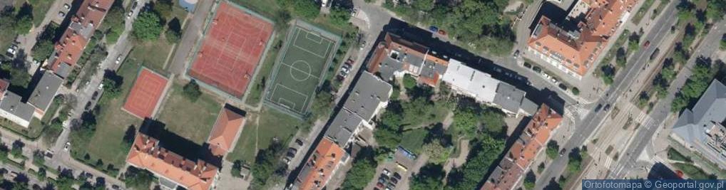 Zdjęcie satelitarne Spadochroniarzy ul.