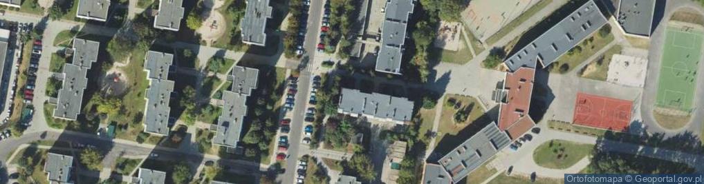 Zdjęcie satelitarne Spawaczy ul.