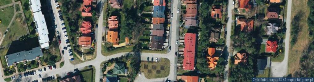 Zdjęcie satelitarne Srebrna ul.