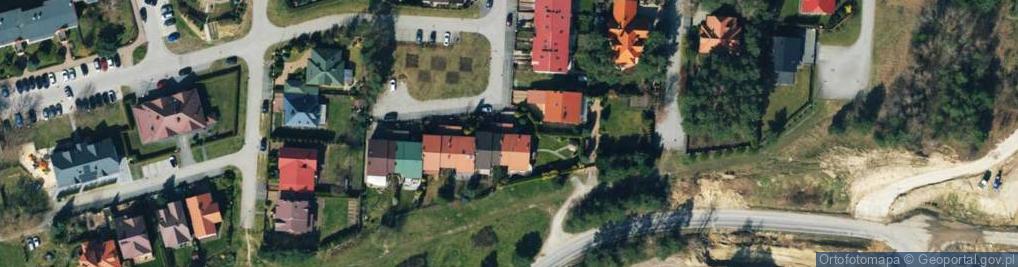 Zdjęcie satelitarne Srebrna ul.